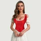 Sexy Plastic Bones Sexy Korset - Rood - X-Large