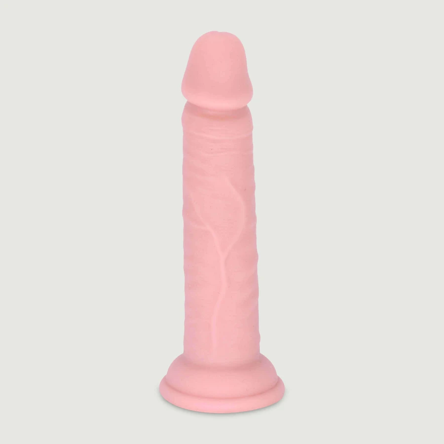 Ari 19 cm Realistische Siliconen Dildo met Zuignap - Vlezig