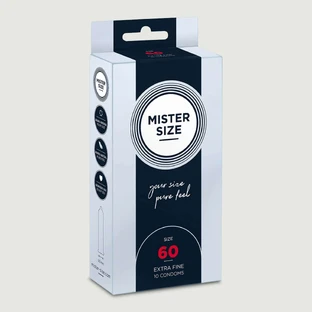 Mister Size Pure Feel Condoms 60 mm - 10 pieces