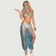India Style Sexy Bralette Conjunto De Lencería Con Paillette Dorado - Azul - Talla Única