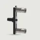Dual Dildo Adapter für Sexopolis Sex Maschinen - Schwarz