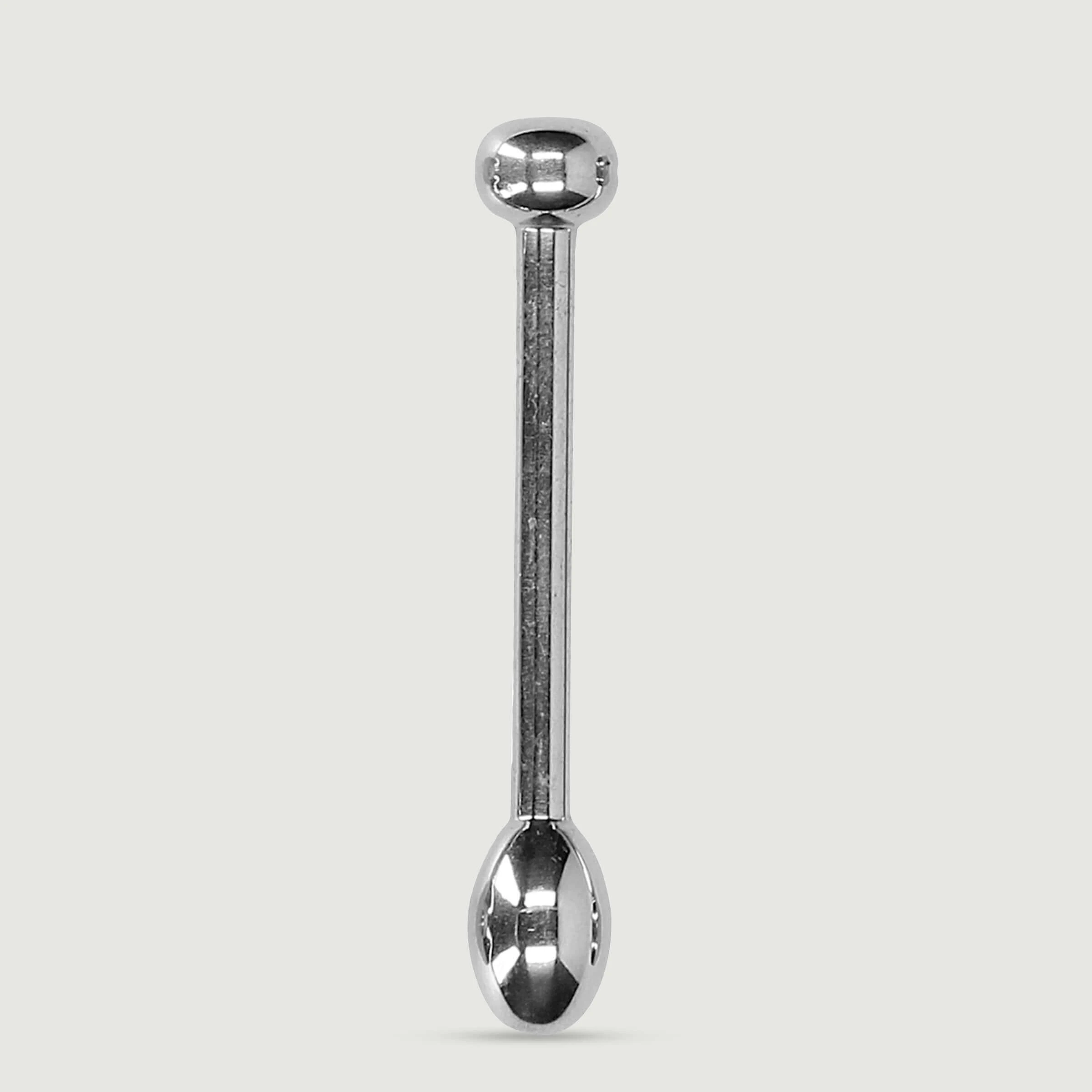 Metalen urethrale geluidsplug 8 mm - Zilver