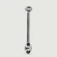 Metalen urethrale geluidsplug 8 mm - Zilver