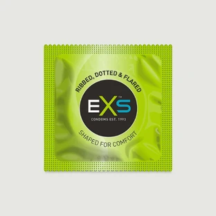 EXS Gerippte gepunktete & ausgestellte Kondome