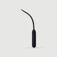 155 x 6,5 mm Spirale Silikon 1 Geschwindigkeit Vibration Urethral Sound - Schwarz