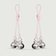 Tepelklemmen met belletjes - Roze