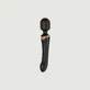 My Personal Massager Double Stimulation 2 in 1 Silikon Wand Massager & Vibrator - Schwarz