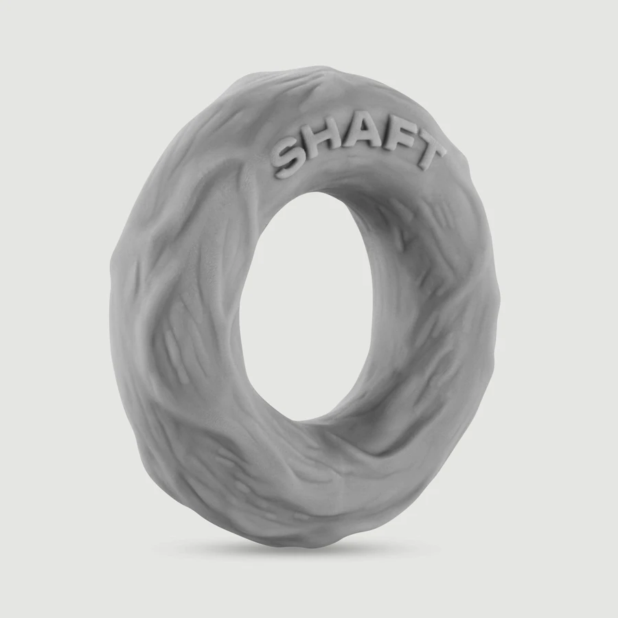 Shaft 3R Liquid Silicone Flexible Large Cock Ring - Grau