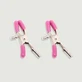 Nippelklammern mit verstellbarem Metallclip - Pink