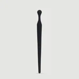 100 x 3,5 mm Silikon-Urethral-Schall - Schwarz