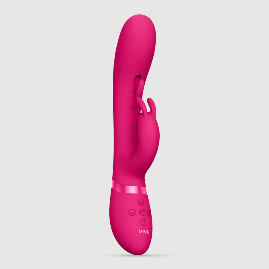 Tama Wave G-Spot stimulerende siliconen rabbit vibrator - Roze