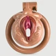 Gabbia di castità CockLock Sissy Kiss - Marrone