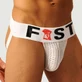 Jockstrap Fist Logo - Weiß - Medium