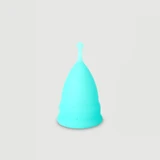 Kleine vrouwelijke wellness menstruatiecup - Blauw