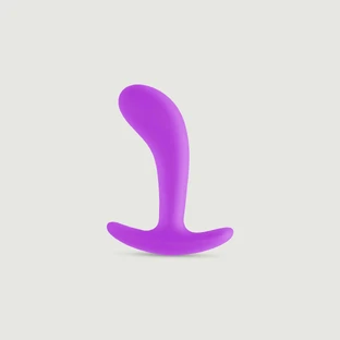 Anal Collection Plug curvo piccolo in silicone - Viola