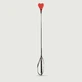 Herzschere aus Leder mit schwarzem Griff 66 cm - Rot