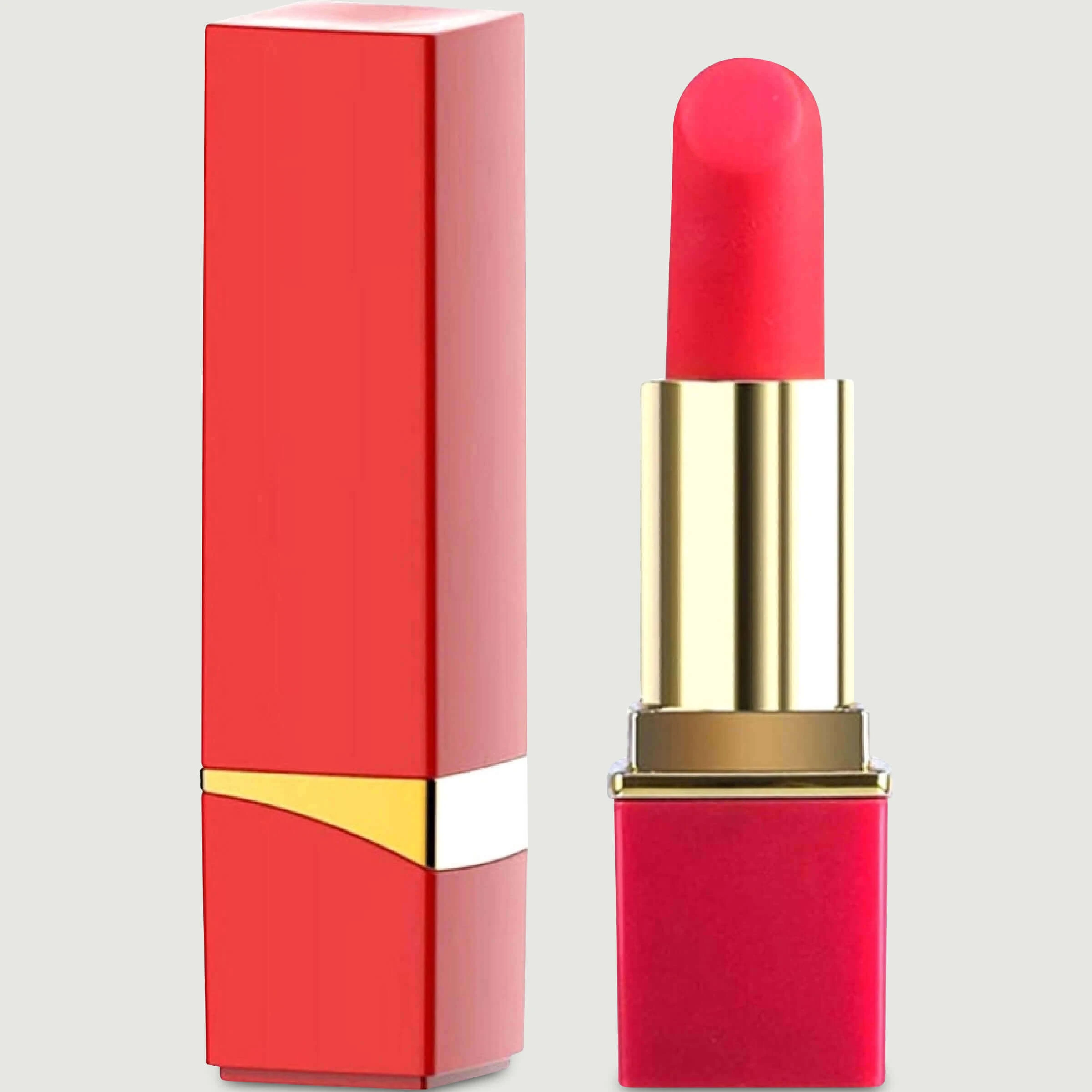 Mini Vibrerende Lippenstift Discrete Vibrator - Rood