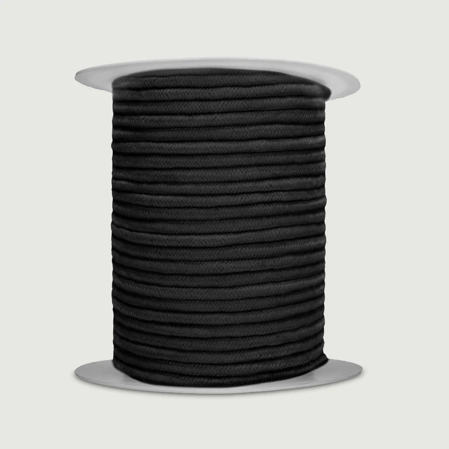 Bondage-Seil 100 m - Schwarz