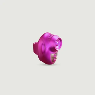 Vibratore da dito in silicone Kisscool - Rosa