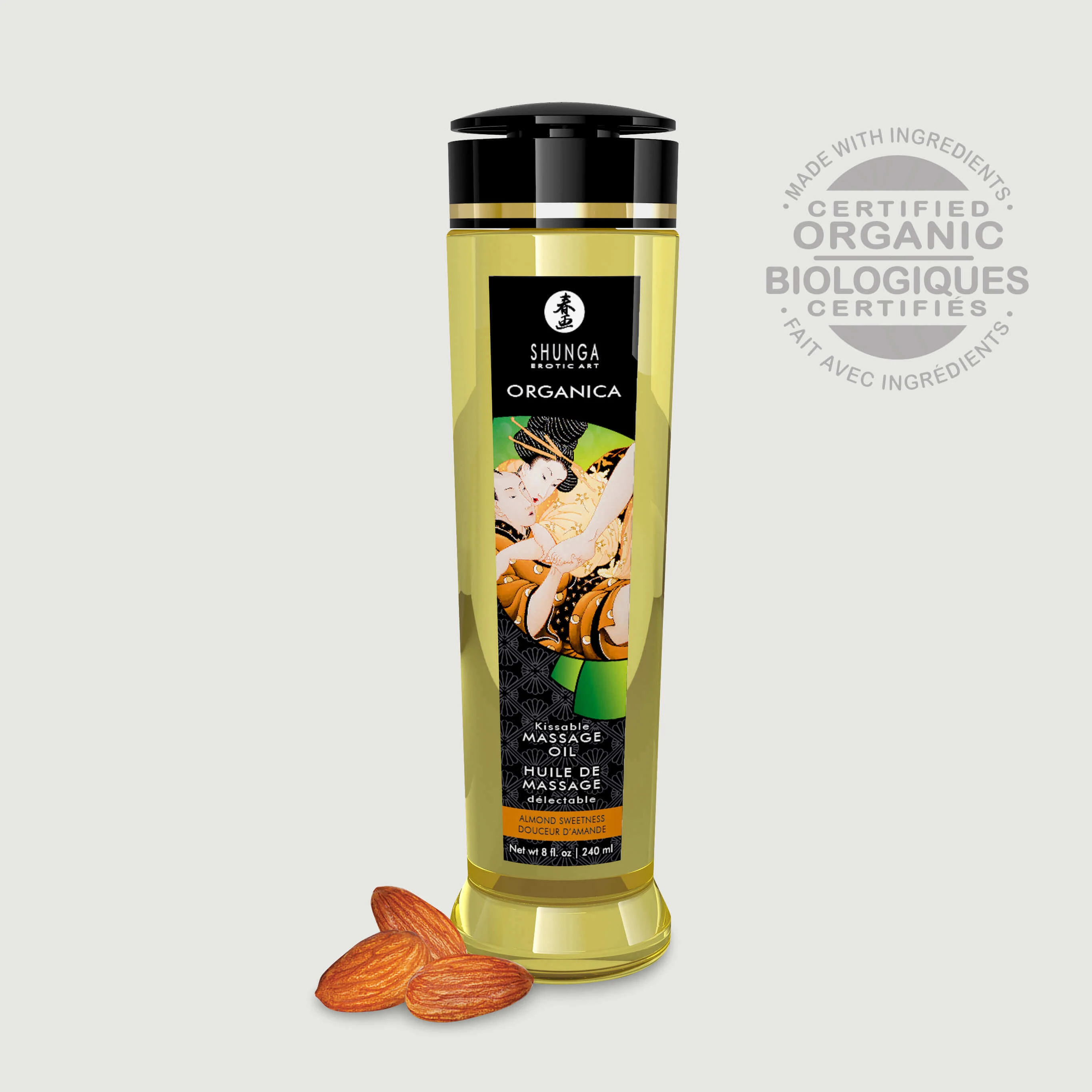 Organica Massageolie Amandel Zoet - 240 ml