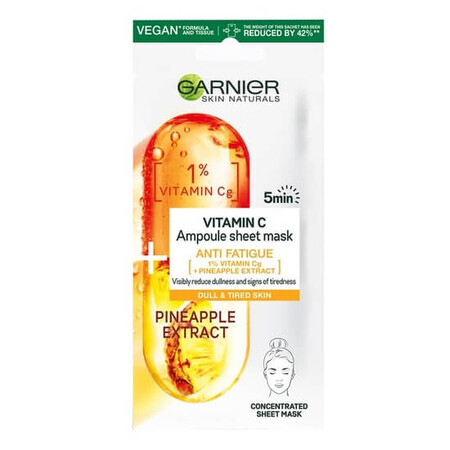 Ananas und Vitamin Cg Anti-Müdigkeit Haut Naturals Ampulle, 15 g, Garnier