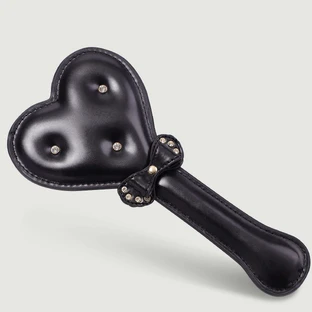 Bow Heart 30 cm Paddel - Schwarz