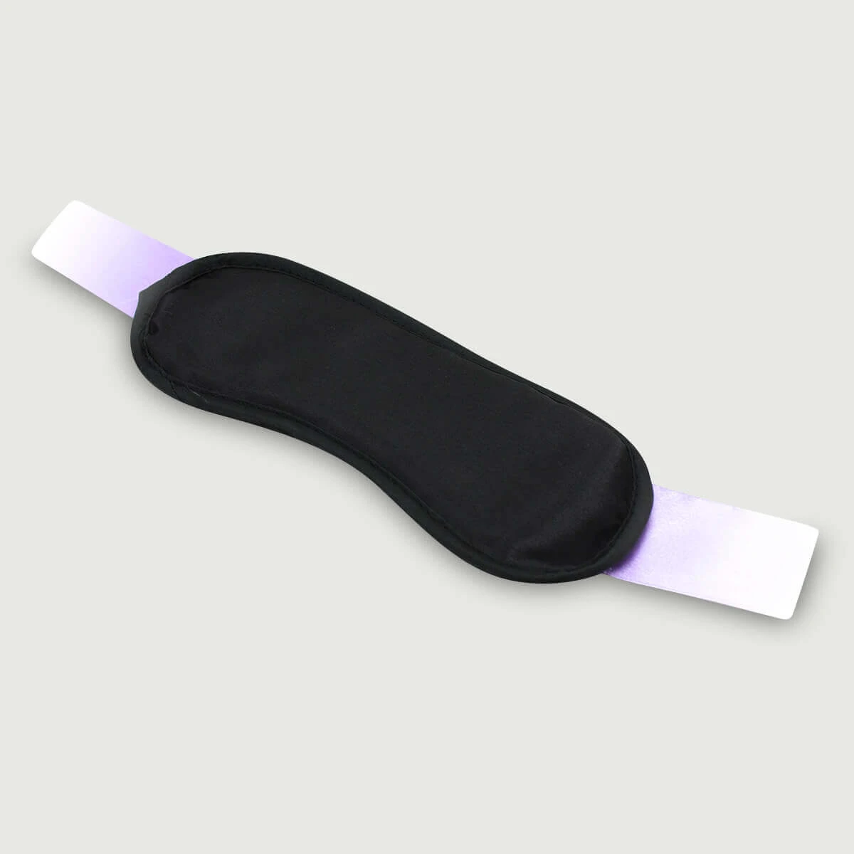 Blinddoek Oogmasker Met Satijnen Lint - Zwart/Paars