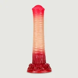 Trempix Olifant Siliconen Lul met Zuignap 22 x 5,5 cm - Rood