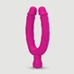 Jojo Double Realistic Silicone Vibrator - Pink