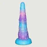 Huge Anal Silicone Gape Dildo 39 x 7 cm - Pink/Blue