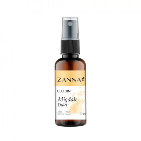 Sweet almond oil, 50 ml, Zanna