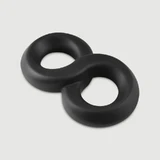 Infinite Hard On Liquid Silicone Flexible Cock Ring 42 mm - Schwarz