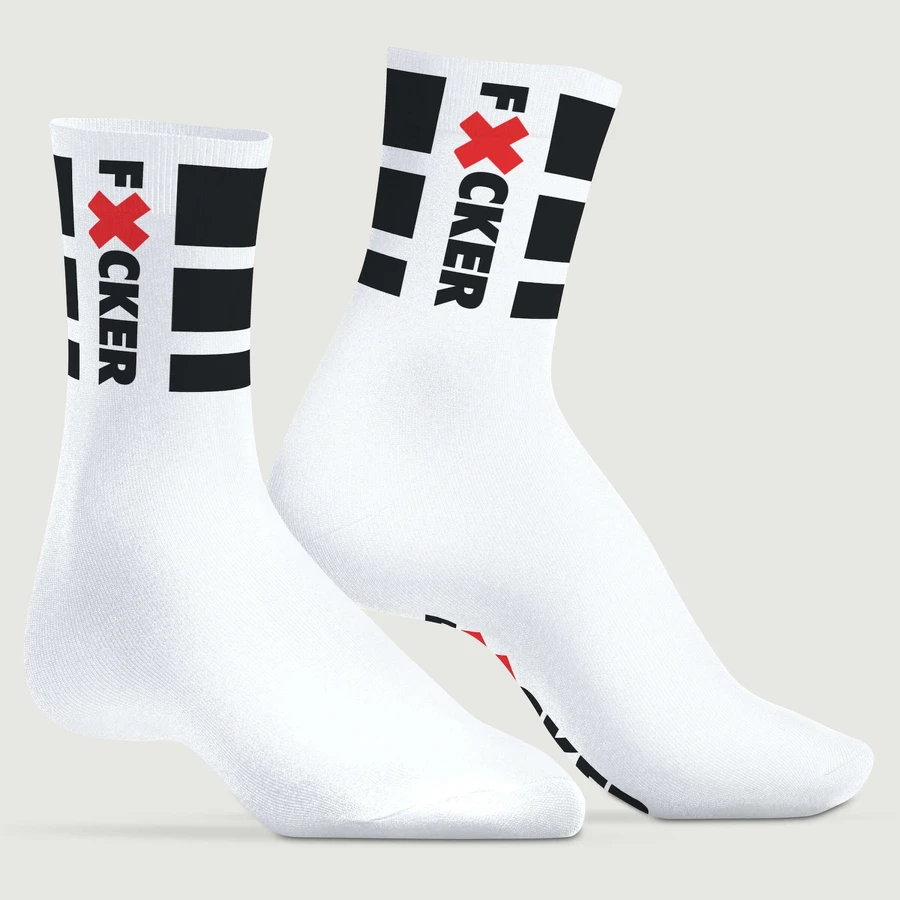 FUCKER Socks - White - 39-45