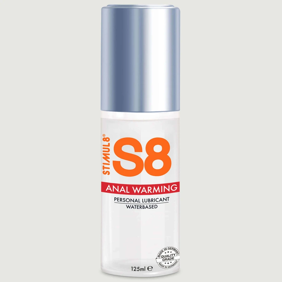 S8 Lubricante Anal Calentador Base Agua - 125 ml