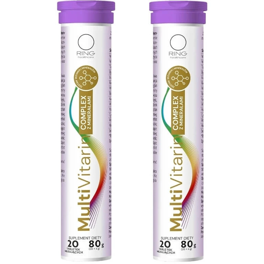 Ring MultiVitarin Complex z minerałami 20 tabletek Wielopak ...: ceny i cechy