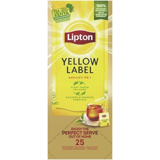Té negro Lipton Yellow Label 25 bolsitas