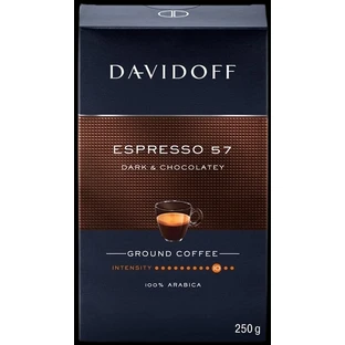 Davidoff Espresso 57 Dark Chocolatey gemahlener Kaffee 250g