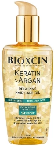 Bioxcin Keratine & Argan Regenererende Haarolie 150ml