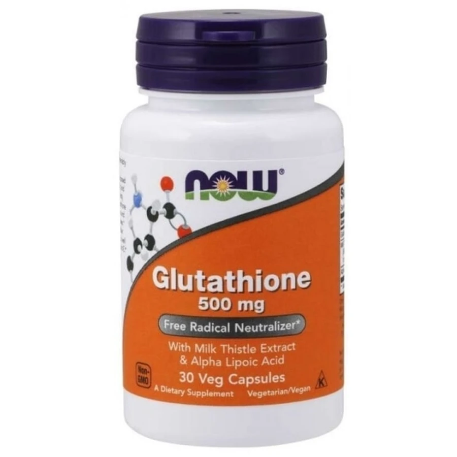 Now Foods Glutathion Gereduceerd 500 mg + Gevlekte ...