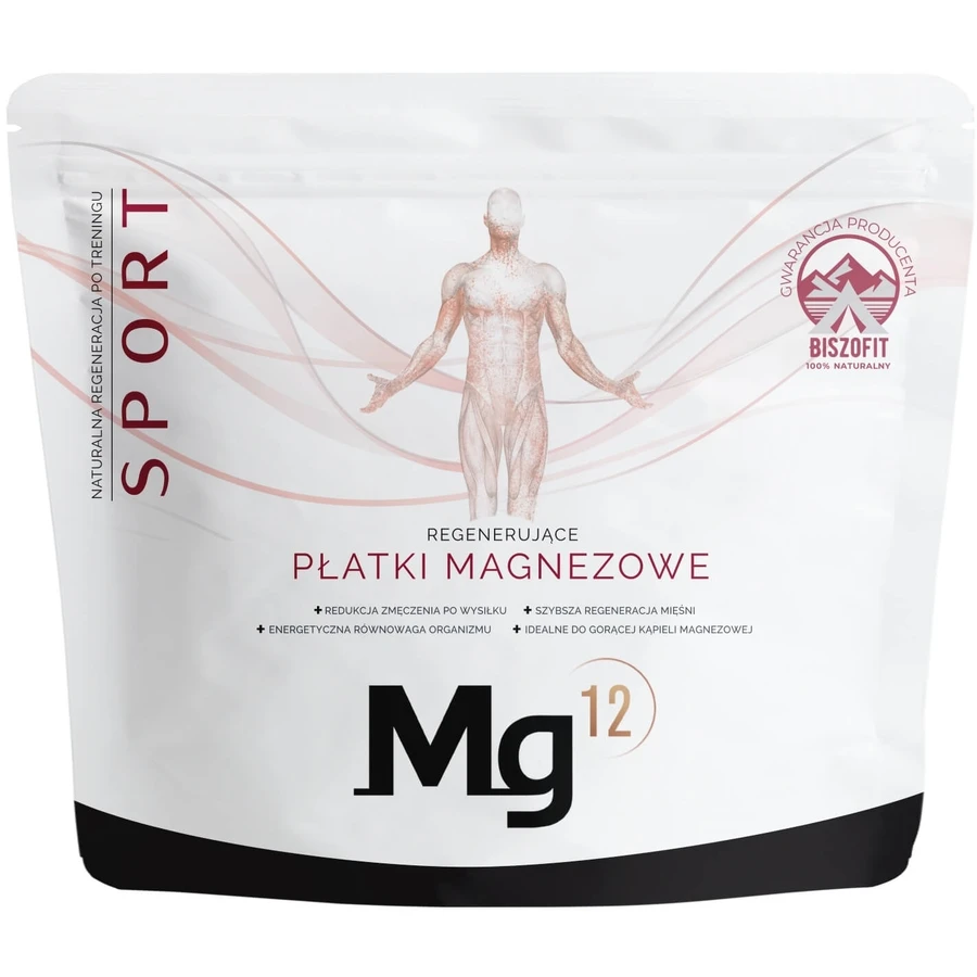 Mg12 SPORT Magnesiumflocken zum Baden 1kg.