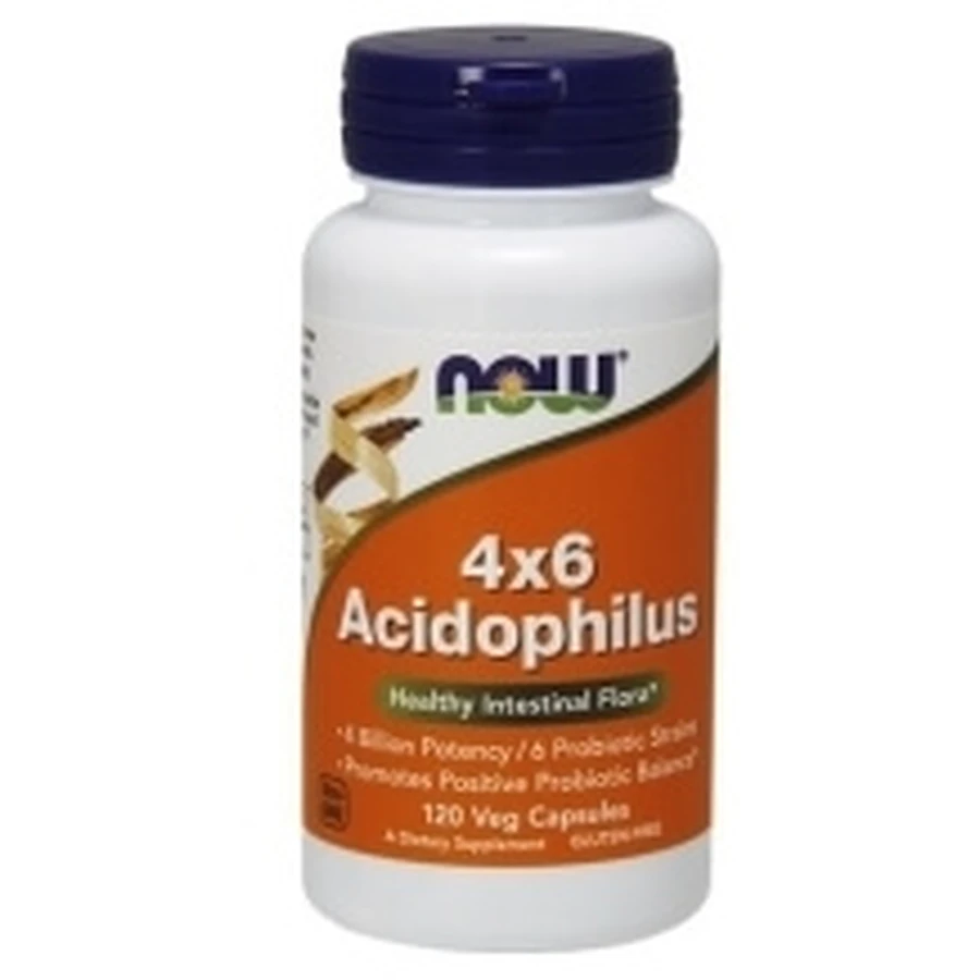 NOW FOODS Acidophilus 4x6 120 capsules.
