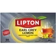 Lipton EARL GREY LEMON schwarzer Tee 50 Beutel