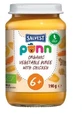 Salvest Ponn Bio Kip met groentepuree 190 g
