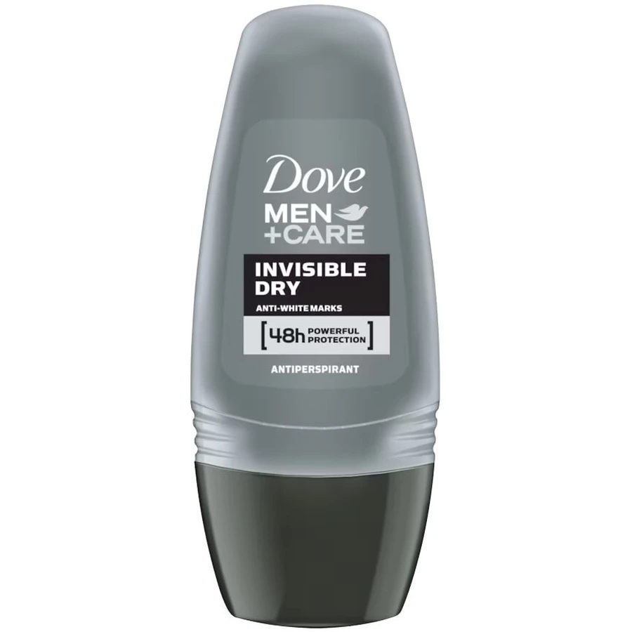 Dove Men+Care Invisible Dry Antiperspirant in een 50 ml rollerball