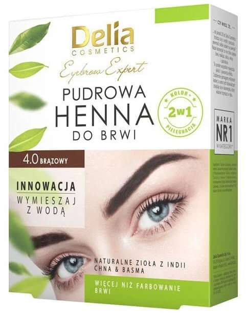 DELIA Wenkbrauwpoeder henna 4.0 Bruin 4 g