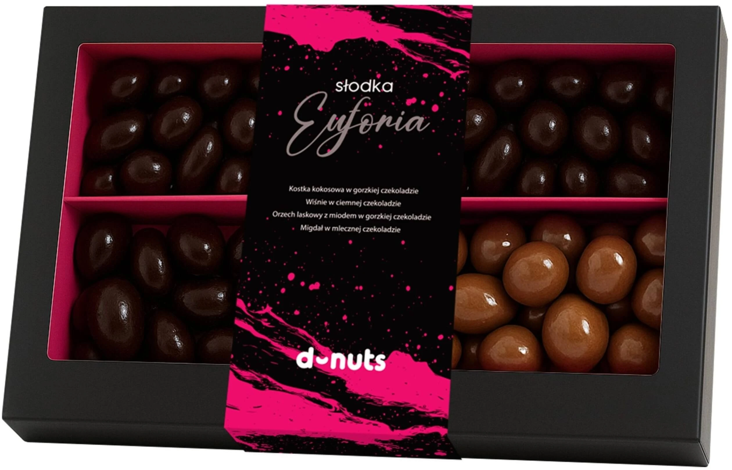 D-noten Box Sweet Euphoria 400 g (Vervaldatum 01.07.2026)