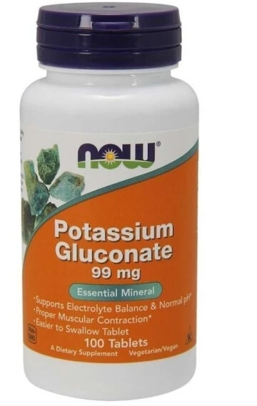 Now Foods Kaliumgluconaat 100 tabletten