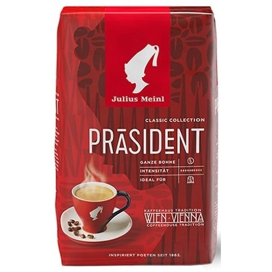 Julius Meinl Prasident, caffè in grani, 500g