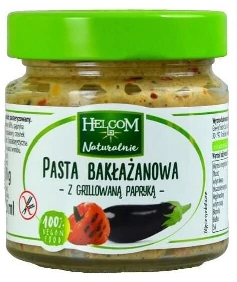 Helcom Auberginepasta met Gegrilde Paprika 190 g