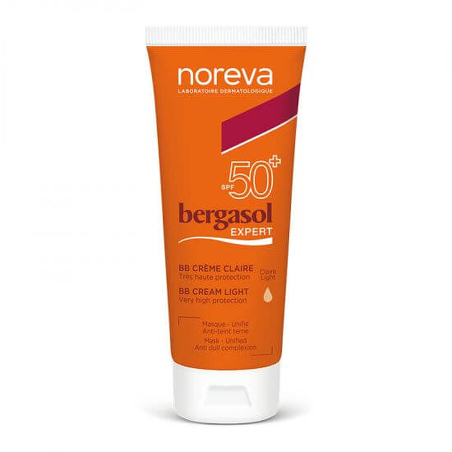 Noreva Bergasol Expert BB Crema Ligera SPF50+, 40 ml